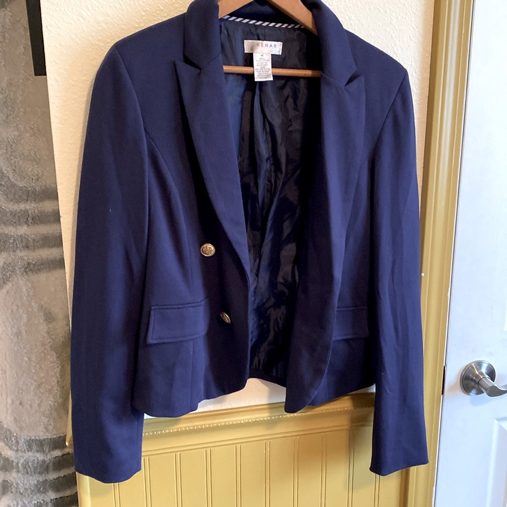 Navy blue Jacket Ladies M